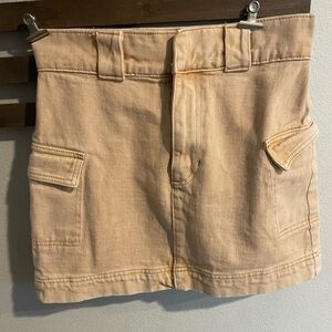 PacSun‎ tan denim mini skirt size 25
